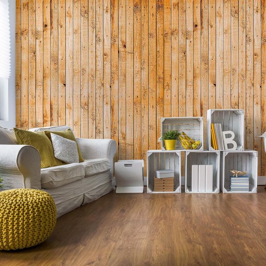 Papier peint Planches de bois  | XXXL - 416 cm x 254 cm | Polaire 130g / m2