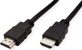 ROLINE GREEN HDMI High Speed kabel met Ethernet M-M, TPE, zwart, 1 m