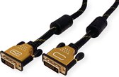 ROLINE GOLD Monitor kabel DVI, M/M, (24+1) dual link, 5 m