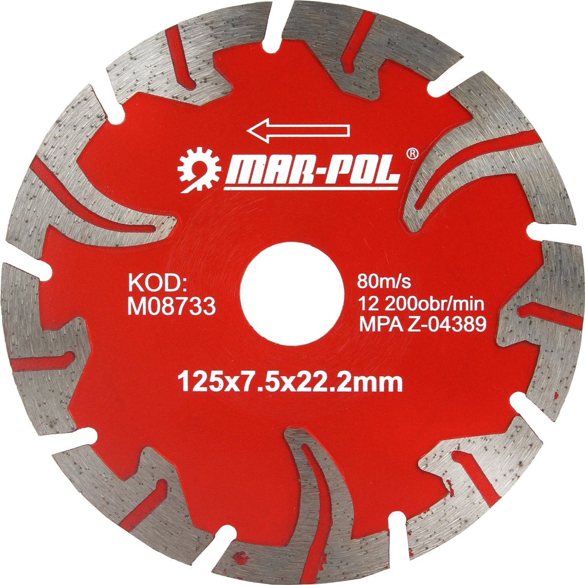 Diamant zaagblad 125x7.5x22.2mm Professional Line