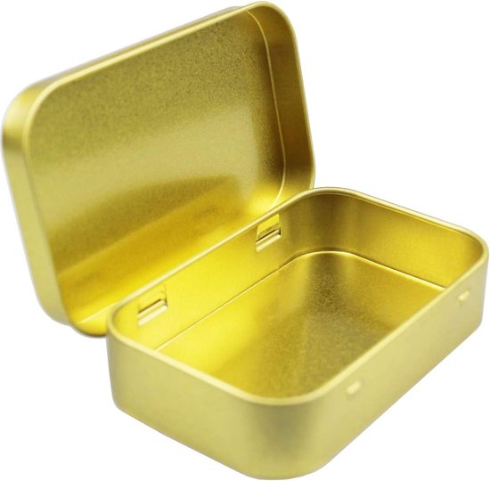 QUARKZMAN 10 stuks rechthoekige metalen ringen, 1 1/2 x 2 inch rechthoekige gesp metalen bevestigingsriem voor riemtas doe-het-zelf accessoires, goudkleurig, Goudkleurig, 1 1/2 x 1 Inch