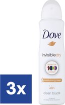 Dove Invisible Dry Deo Spray - 3 x 150 ml