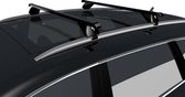 Galeries de toit adaptées pour Audi A6 SW (C7) 2011 à 2018 pour rail de toit fermé - Acier