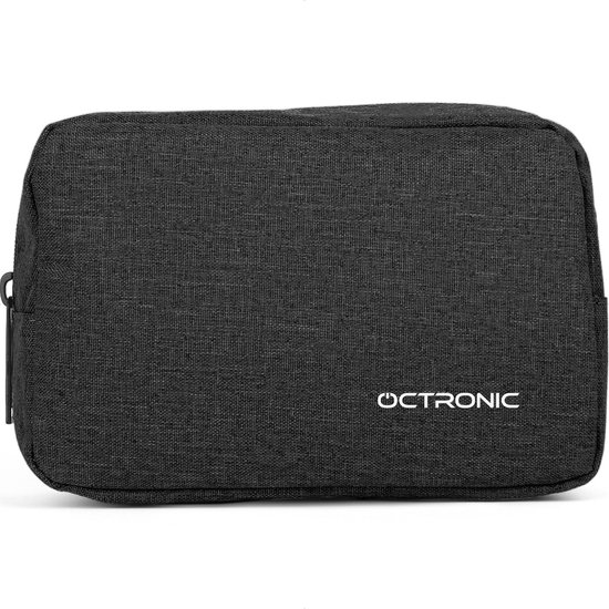 Laptophoes 15,6 inch - Laptop Sleeve, Tablet Hoes met kabel organizer etui - Zwart - Octronic