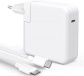 Chargeur Macbook USB-C 30W - Convient pour MacBook Air - Incl. Câble USB-C de 2 mètres - Adaptateur Macbook Air - Chargeur rapide