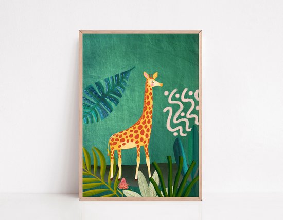 No Filter - Affiches Safari chambre d'enfant - 6 pièces - 21x30 cm / Format A4 - Affiches Animaux - Affiches décoration Chambre de bébé