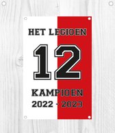 Feyenoord poster legioen kampioen 2022-2023 40x60 cm - Poster Feyenoord kampioen 2022-2023 – schuttingposter Het legioen - balkonposter - voetbal - fan poster - cadeau - veranda decoratie - schutting - wanddecoratie buiten - kerst - winter - herfst