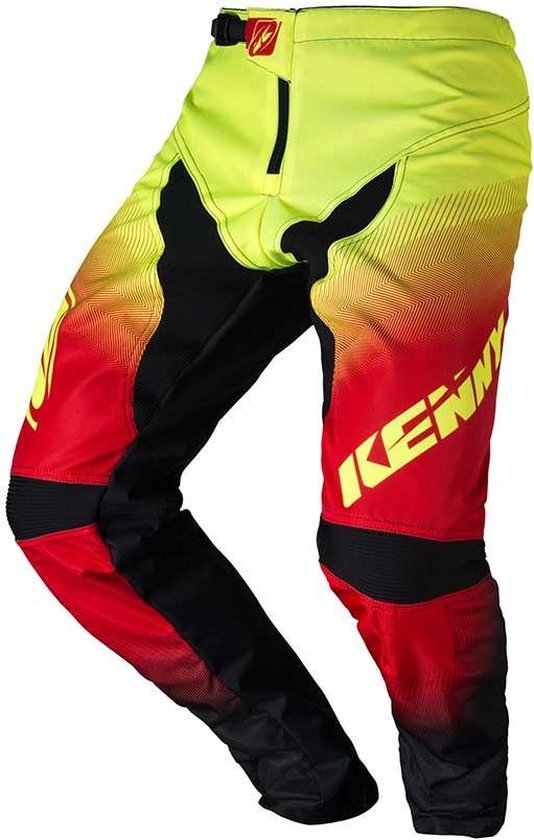 Kenny BMX Broek Elite Black/Red/Neon Yellow-38 | bol.com