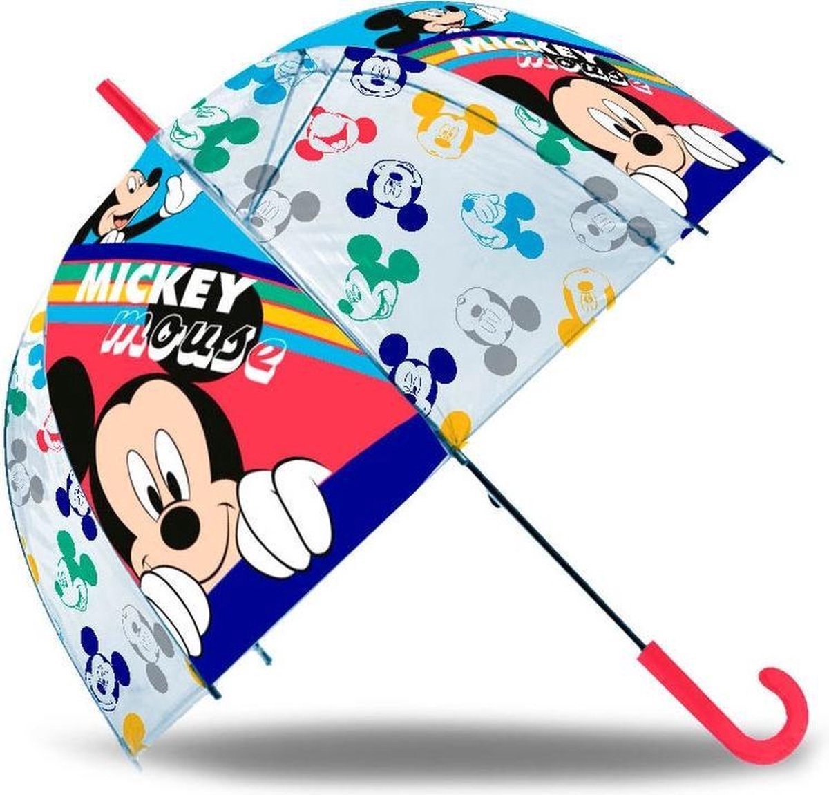 Disney Mickey Mouse kinderparaplu - blauw/rood - D61 cm