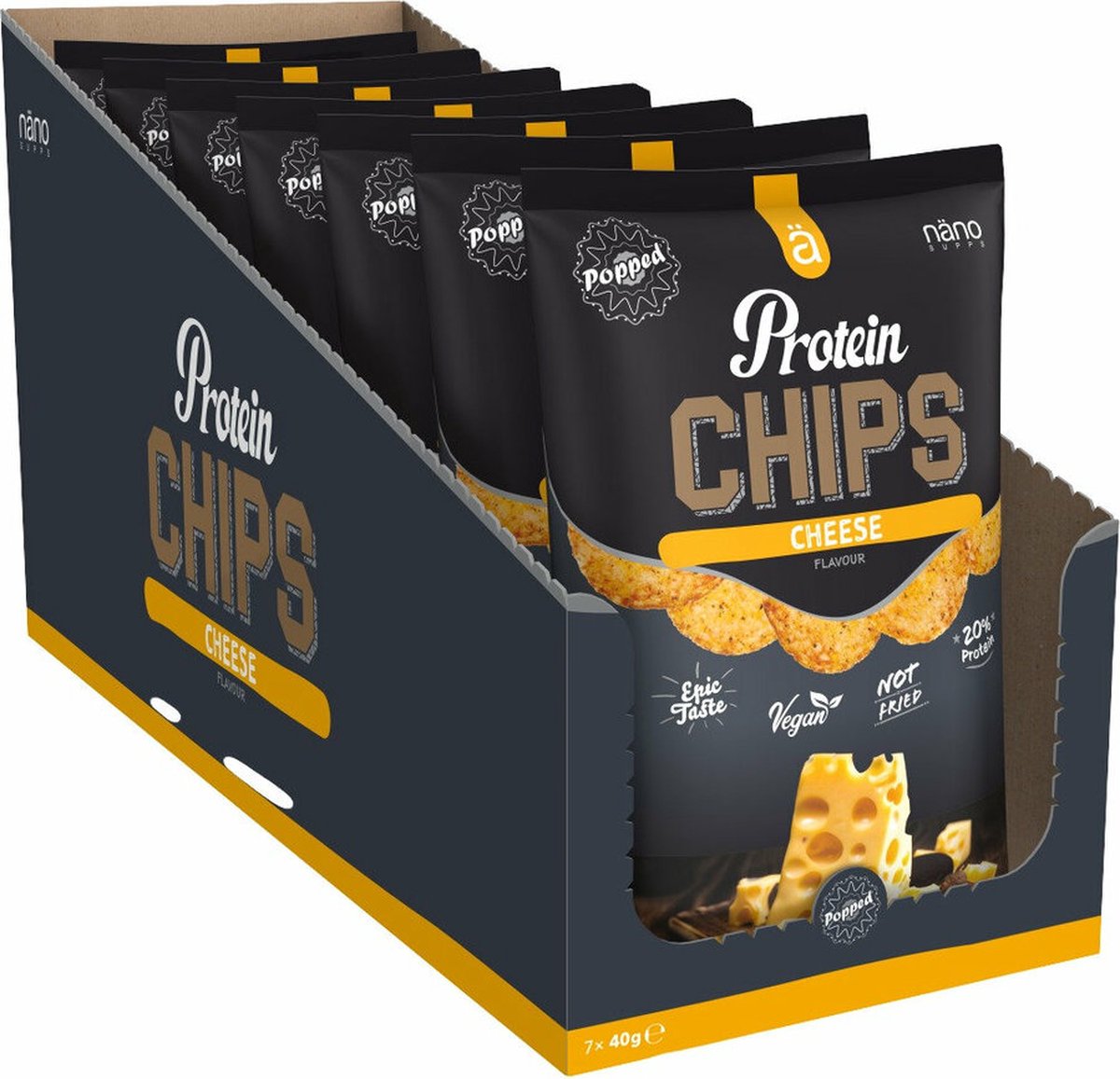 Nano Protein Chips Cheese (7 x 40g)