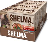 Shelma - Premium Kattenvoer Natvoer - Vis - Selectie in saus - maaltijdzakjes 48 x 85 g
