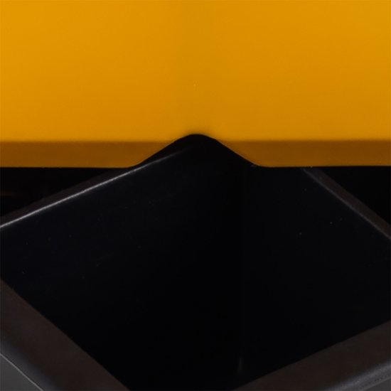 Blumtal Siliconen Ijsblokjesvorm - 26 mm, zwart-blauw - pittige mosterd, Vierkant - set van 2 x 24