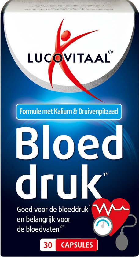 Lucovitaal Bloeddruk Capsules Supplement - 30 capsules