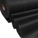 Rouleau de toile paysagère noire, le tissu est plié.