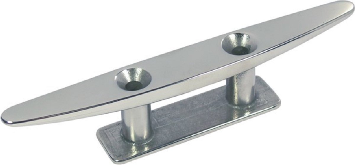 BREG - RVS boot kikkers 2 gats - RVS A4-AISI 316 - Lengte 100 mm