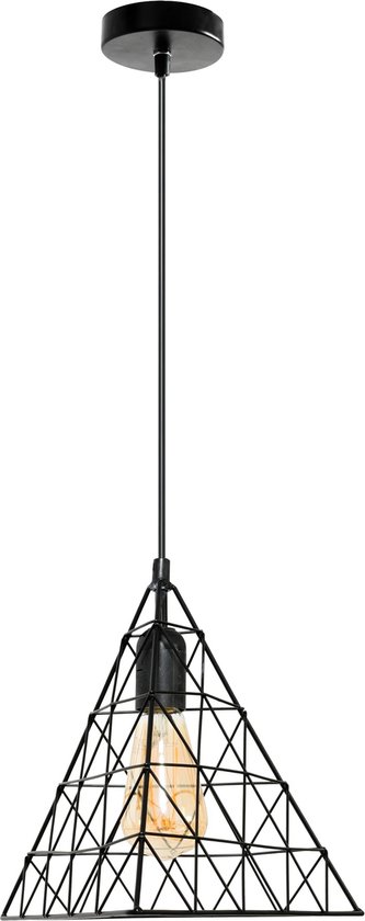 TooLight LH2058 Hanglamp - E27 - 28 cm - Zwart