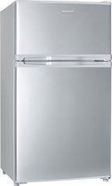MPM - Réfrigérateur - Congélateur - Réfrigérateur avec compartiment congélateur séparé - Réfrigérateur-congélateur sans givre - Pose libre - Porte gauche/droite - 85 litres - Argent