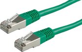 VALUE Patchkabel Cat.6 (Class E) S/FTP (PiMF), groen, 7 m