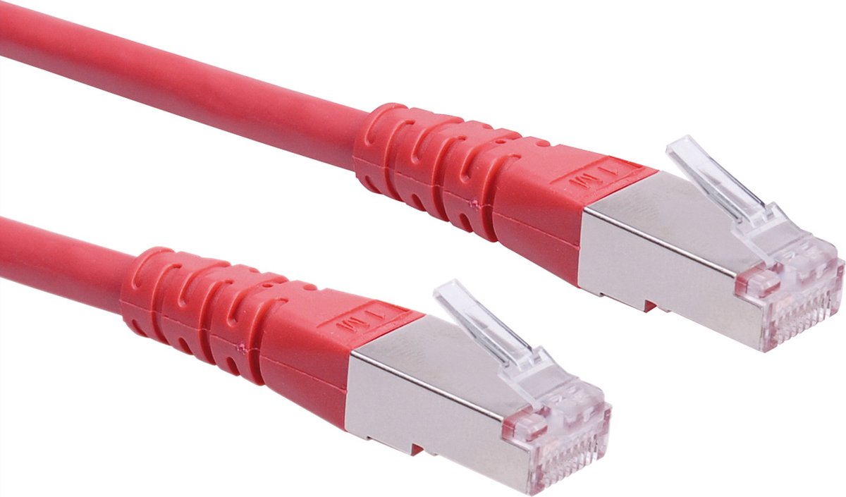 ROLINE patchkabel Cat.6 (Klasse E) S/FTP (PiMF), rood, 15 m