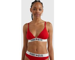 Omslag van Tommy Hilfiger - Triangel Bralette - Rood - Maat XS