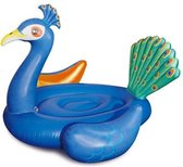 Opblaasbaar Zwembadfiguur - Pauw - kleurrijk - blauw - buitenspeelgoed -  kinderen