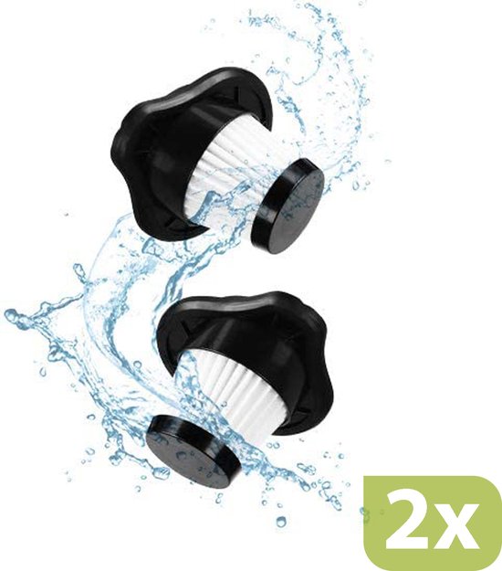 Foto: Cleanforce hepa filter voor kruimelzuiger set van 2 stuks wasbare hepa filter