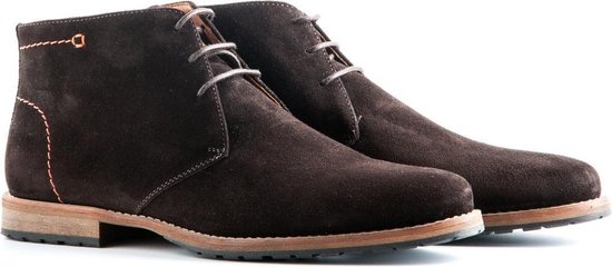 Suede herenschoenen Giorgo bruin