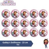 Bal - Voordeelverpakking - Gabby's Dollhouse - 23 cm - 15 stuks
