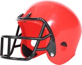 Helm American Football Player - Kinderen - Rood - One Size - Een Stuk