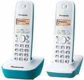 Panasonic KX-TG1612 DECT-telefoon Blauw, Wit Nummerherkenning