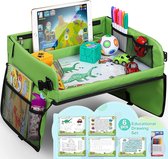 Travel Tray, Indoor & Outdoor Learning Educatief speelgoed Play Tray Lap Desk met Dry Erase - 6 pennen en 5 tekenpapier - Multifunctionele activiteit Creative Games Toy Tray