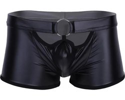 Boxer-Latex-Heren-Short-Lingerie-Lakleer-Erotisch-Goedkoop-Mannen-Stretch