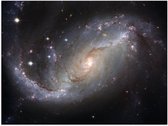 Poster (Mat) - Galaxy Sterrenstelsel - 40x30 cm Foto op Posterpapier met een Matte look