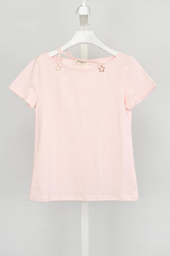 Mooi T-shirtje voor kinderen - roze - 14 jaar