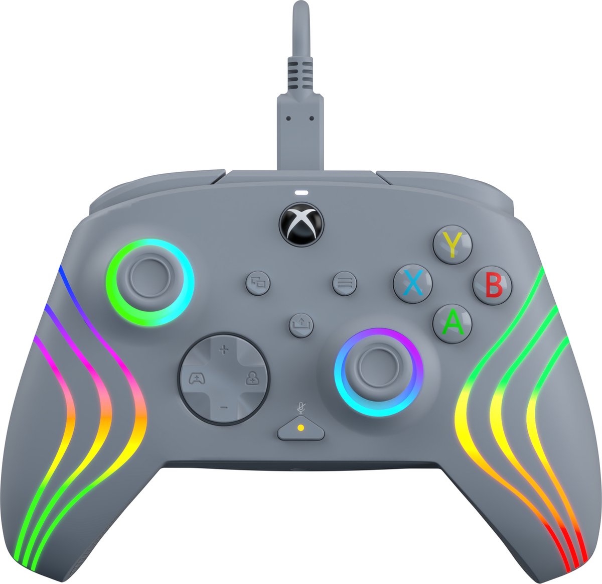 PDP Afterglow WAVE - Bedrade Xbox Controller - Grijs - Xbox Series X|S