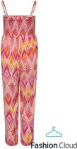 Only Alma Life Vis Bianca Jumpsuit Raspberry Roze MULTICOLOR XS