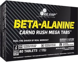 Olimp Supplements Beta-Alanine Carno Rush - Aminozuur / Beta-Alanine - 80 Tabletten - 1 Stuk
