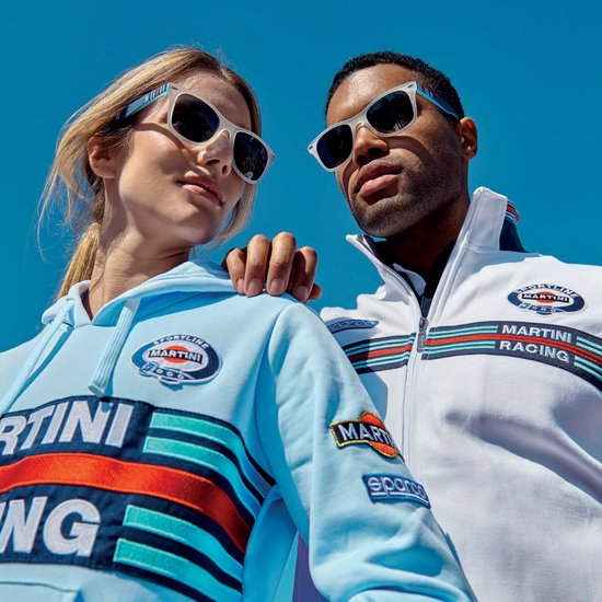 Sparco Martini Racing Maillot De Survêtement Mixte Sweat à Capuche Zippé