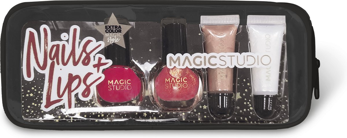 Magic Studio Colorful Nails + Lips Set 5 Pcs