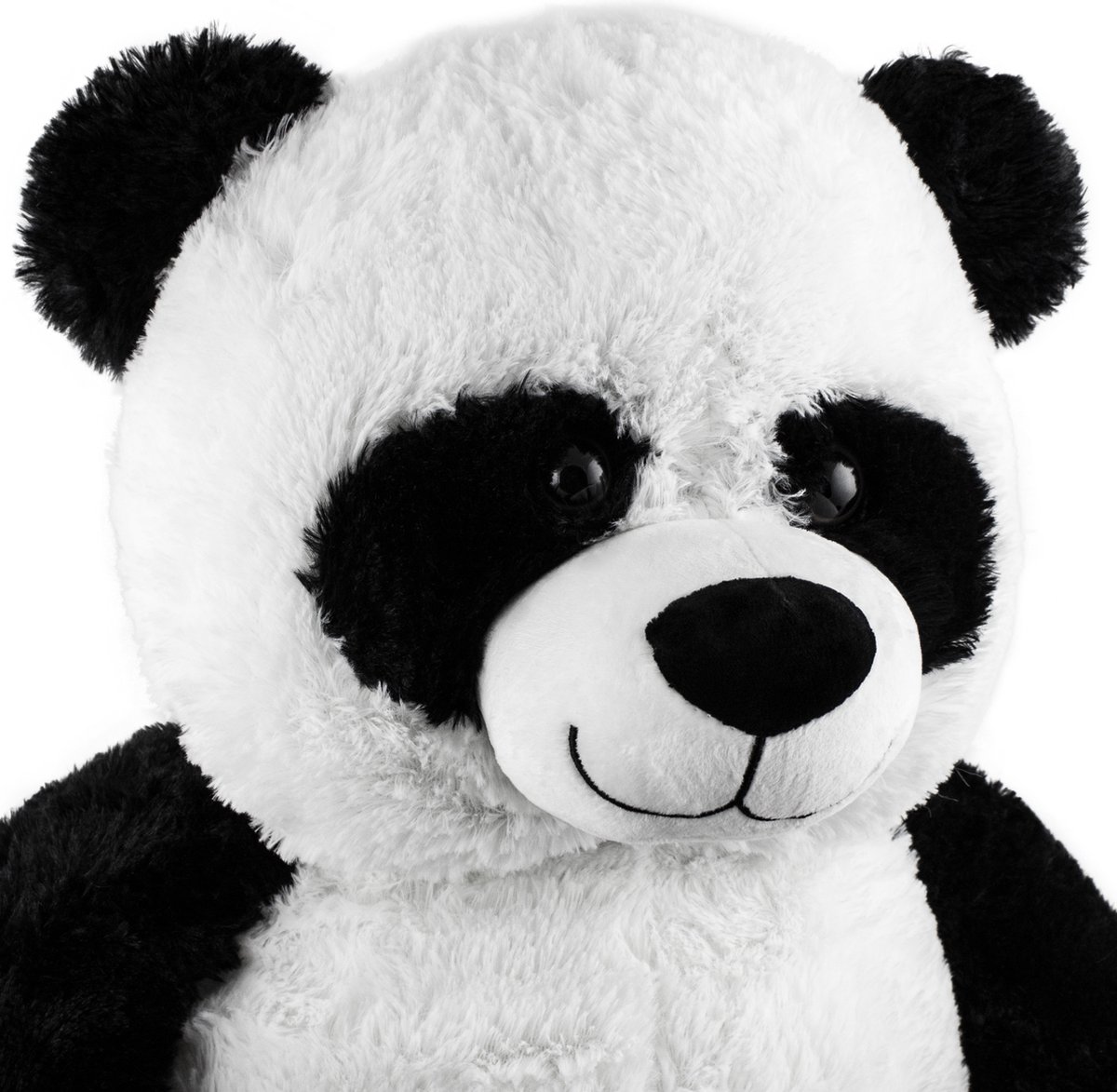 BRUBAKER - XXL Panda Knuffel Beer - Teddybeer - 100cm - Pandabeer - Teddybear Groot - Knuffelbeer - Pluche Speelgoed — afbeelding 2