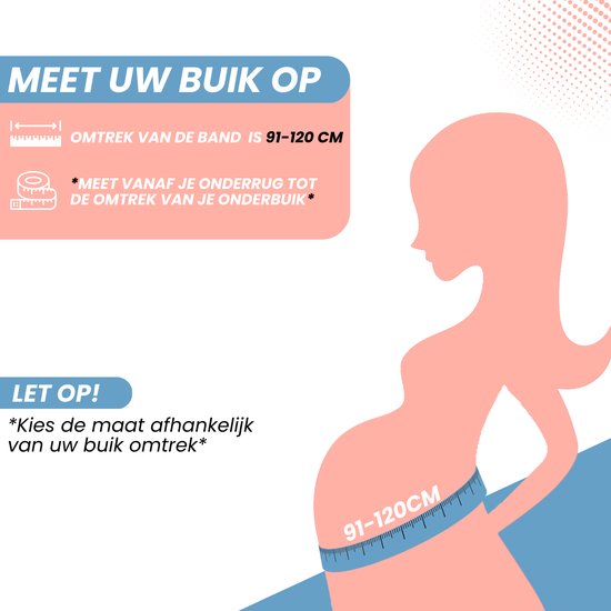 VAIVE Zwangerschapsband - Buikband Zwangerschap - Zwanger - Bekkenband - Postpartum - Sluitlaken - Zwangerschap Cadeau