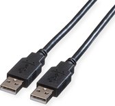 ROLINE USB 2.0 Kabel, type A-A, zwart, 4,5 m
