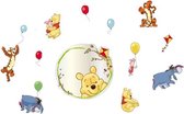 Disney - Winnie de Pooh - Muurdecoratie set - Muurstickers - Wanddecoratie - Wandstickers + Plexi spiegel