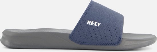 Reef One Slidenavy/White Heren Slippers - Donkerblauw/Wit - Maat 42