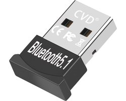 CVD® High Quality Bluetooth 5.1 adapter - USB-adapter - Windows 11/10 Plug and Play - Windows 7/8 gratis driver downloaden
