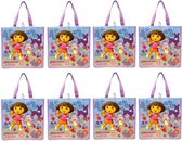 Nickelodeon - Dora Explorer - Uitdeel - Cadeau tassen | Weggeef shoppers - 8 Stuks.