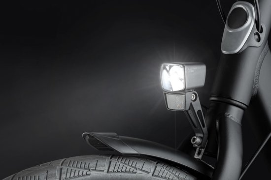 AXA Nxt 30 E‑bike Koplamp - LED Fietsverlichting - 30 Lux - 6–48 V Aansluiting - 50 m Lichtbundel - 3.000 m Zichtbaarheid - Voorvork of Stuurbeugel - Geïntegreerde Reflector — afbeelding 5