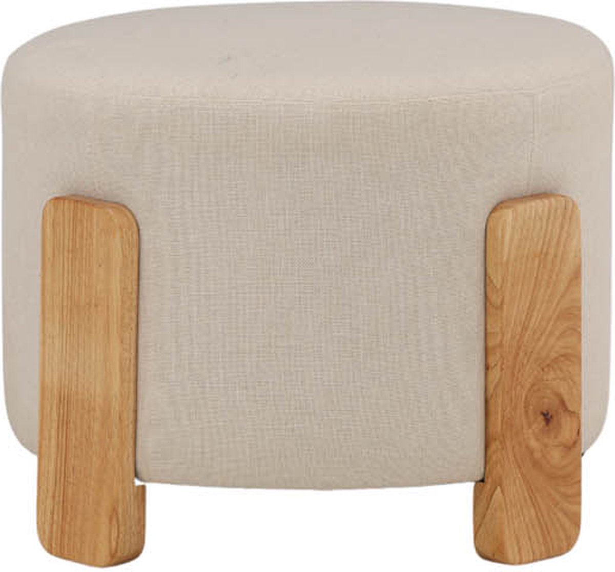 Coffey poef, hocker Ø52,5cm bruin.