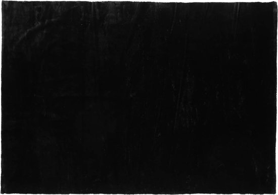 Nina vloerkleed 300x200 cm polyester zwart.