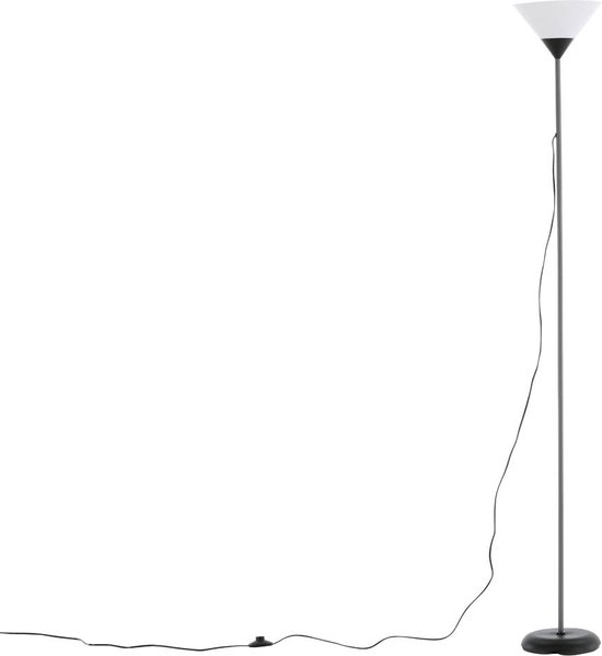 Batang verlichting vloerlamp 25,4x25,4x178cm plastic zwart, wit.